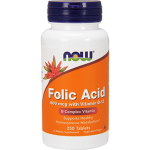 NOW - Folic Acid 800 mcg 250 tabs
